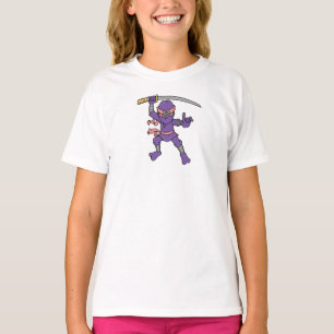 Kundengerechtes lila Ninja T-Shirt
