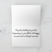 Kundengerechtes Mitteilung Karte (Innenseite)