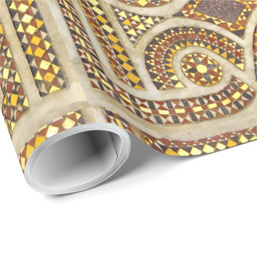 Kundengerechtes mittelalterliches Muster Geschenkpapier (Rolleneckpunkt)