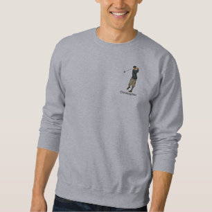 Kundengerechtes Namensgolfspieler-Golf-Sweatshirt Sweatshirt