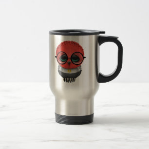 Kundengerechtes Nerdy ägyptisches Baby-Eulen-Chic Reisebecher
