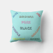 Kundengerechtes neues Baby ABC/123 Kissen (Rückseite)