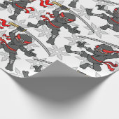 Kundengerechtes Ninja Muster Geschenkpapier (Ecke)