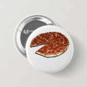 Kundengerechtes Pizza-Button Button (Vorne & Hinten)