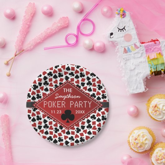 Kundengerechtes Poker-Party-Kasino Pappteller (Party)