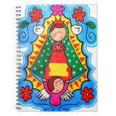 KUNDENGERECHTES PRO VIRGEN DE-GUADALUPE CARICATURA NOTIZBLOCK (Vorderseite)