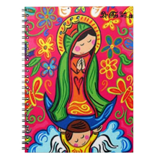 KUNDENGERECHTES PRO VIRGEN DE-GUADALUPE CARICATURA NOTIZBLOCK (Vorderseite)