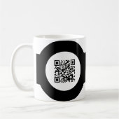 kundengerechtes QR Code magstrip Kaffeetasse (Links)