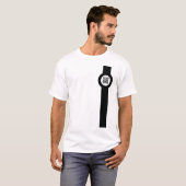 kundengerechtes QR Code magstrip T-Shirt (Vorne ganz)