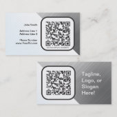 Kundengerechtes QR Code-Marketings-Stück Visitenkarte (Vorne/Hinten)