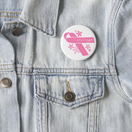 Kundengerechtes rosa Band Button (Beispiel)