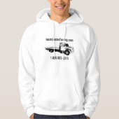 Kundengerechtes Schleppen-Sweatshirt Hoodie (Vorderseite)