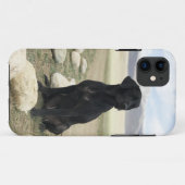 Kundengerechtes schwarzes Labrador retriever Case-Mate iPhone Hülle (Rückseite (Horizontal))