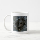 Kundengerechtes schwarzes Labrador retriever Kaffeetasse (Links)