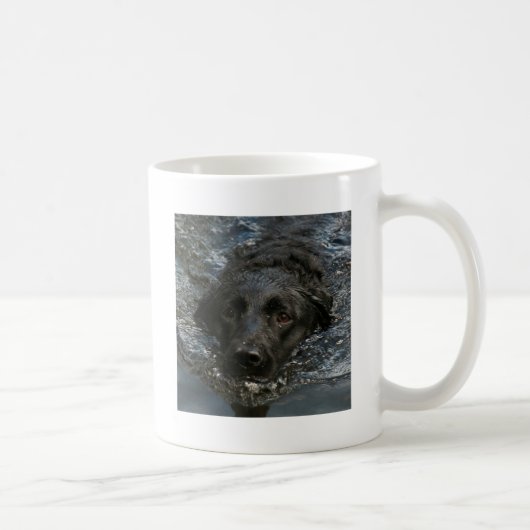 Kundengerechtes schwarzes Labrador retriever Kaffeetasse (Rechts)