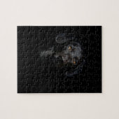 Kundengerechtes schwarzes Labrador retriever Puzzle (Horizontal)