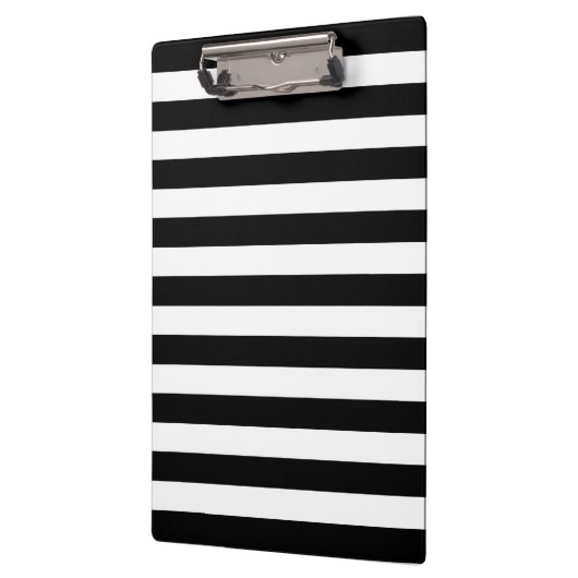 Kundengerechtes schwarzes u. weißes gestreiftes klemmbrett (Links)