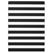 Kundengerechtes schwarzes u. weißes gestreiftes klemmbrett (Rückseite)