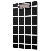 Kundengerechtes schwarzes u. weißes klemmbrett (Links)