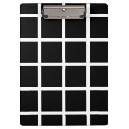 Kundengerechtes schwarzes u. weißes klemmbrett