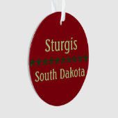 Kundengerechtes Sturgis, South- Dakotaverzierung Ornament (Vorderseite)