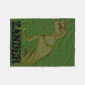 Kundengerechtes T-Rex Fleecedecke (Vorderseite (Horizontal))