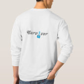 Kundengerechtes Überlebend-Shirt - Prostatakrebs T-Shirt (Rückseite)