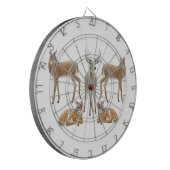 Kundengerechtes Weiß angebundene Dartscheibe (Vorderseite Links)