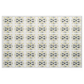 Kundengerechtes weiße Gänseblümchen-Gewebe Stoff (Yard (91,4 cm))