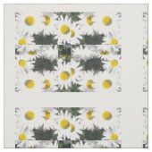 Kundengerechtes weiße Gänseblümchen-Gewebe Stoff (Muster)