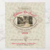 Kundengeschenk - Kundenspezifische Weinetikette mi Weinetikett (Einzelnes Label)