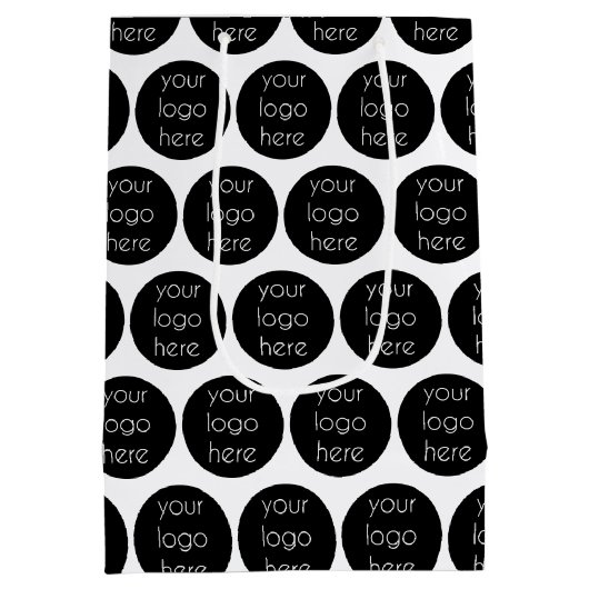 Kundengeschenke für Werbefirmen Mittlere Geschenktüte (Rückseite)