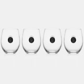 Kundengeschenke für Werbefirmen Weinglas Ohne Stiel (Vorderseite)