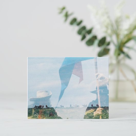 Kundengespenst Postkarte (Stehend Vorderseite)