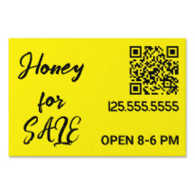 🐝 Kundenhonig für den Verkauf von QR-Zeichen