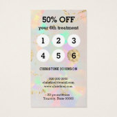 Kundenkarte (Rückseite)