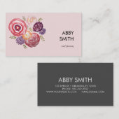 Kundenkarte für benutzerdefinierte Blume Visitenkarte (Vorne/Hinten)