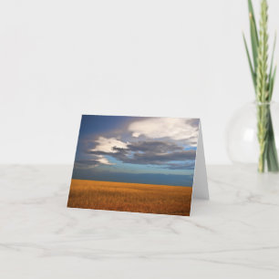 Kundenkarte für das Weizenfeld, Fine Oil Painting Karte