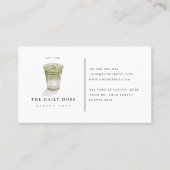 Kundenkarte für den Coffee Shop Visitenkarte (Vorderseite)