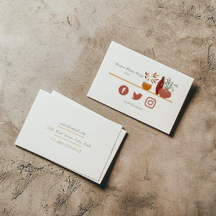 Kundenkarte für kleine Pflanze Visitenkarte