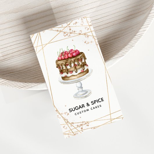 Kundenkarte für Kuchen / Bäckerei Visitenkarte