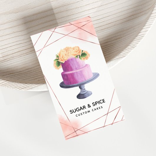 Kundenkarte für Kuchen / Bäckerei Visitenkarte