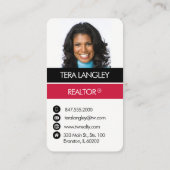 Kundenkarte für personalisierte Fotos Visitenkarte (Rückseite)