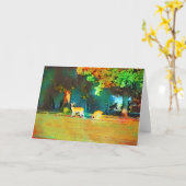 Kundenkarte Herbst Karte (Gelbe Blume)