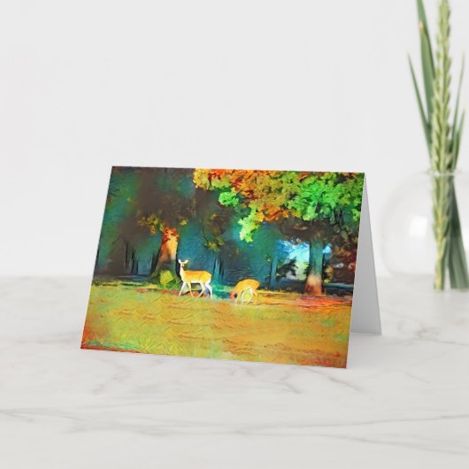 Kundenkarte Herbst Karte (Vorderseite)