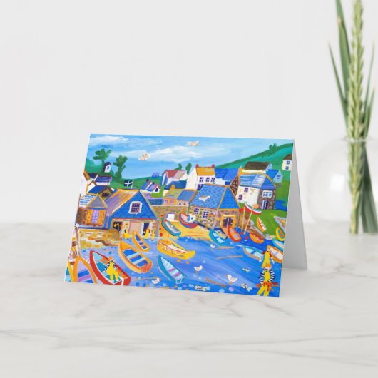 Kundenkarte: Hummerfischer, Cadgwith, Cornwall Karte (Vorderseite)