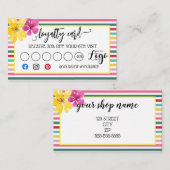 Kundenkarte-Marketing Empfehlungskarte (Vorne/Hinten)