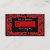 Kundenkarte Terminkarte (Rückseite)