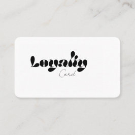 Kundenkarte Visitenkarte