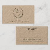 Kundenkarte Visitenkarte (Vorne/Hinten)